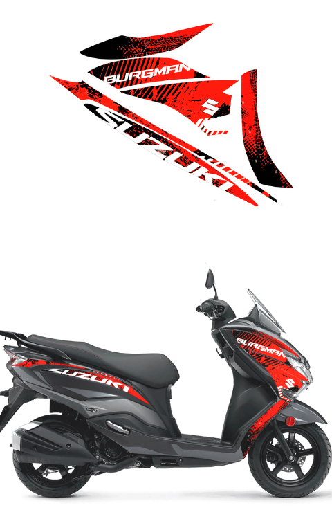 Suzuki Burgman Sticker | Burgman 125 Graphics
