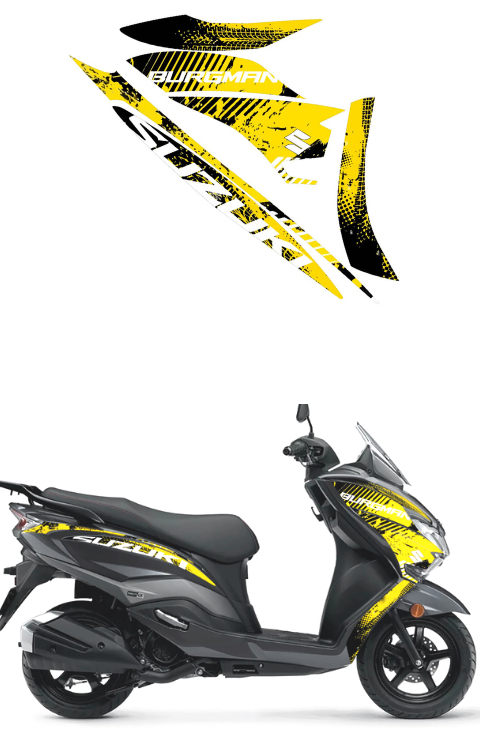 Suzuki Burgman Sticker | Burgman 125 Graphics