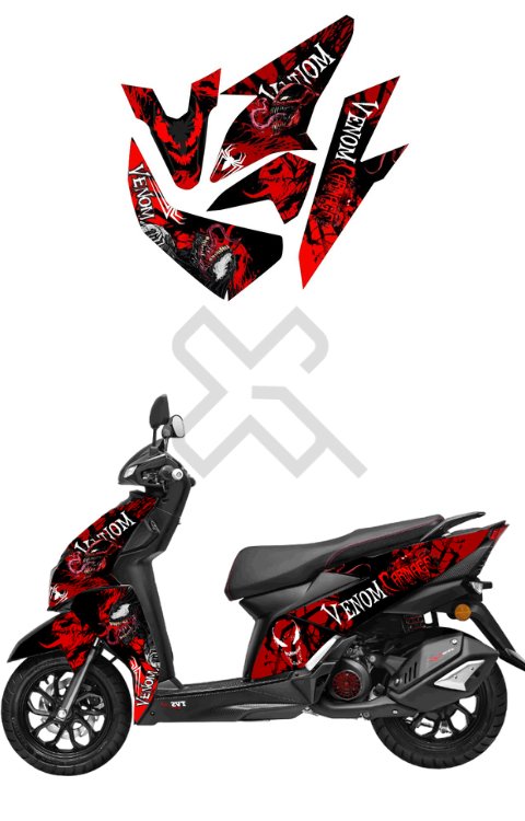Ntorq Full Body Venom Sticker | Ntorq Venom Graphics