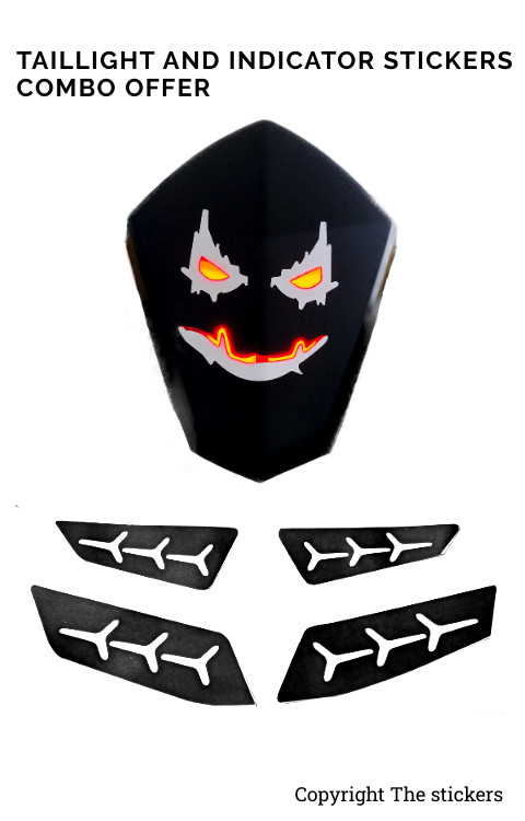 Ntorq Backlight and indicator Graphics in Combo Offer